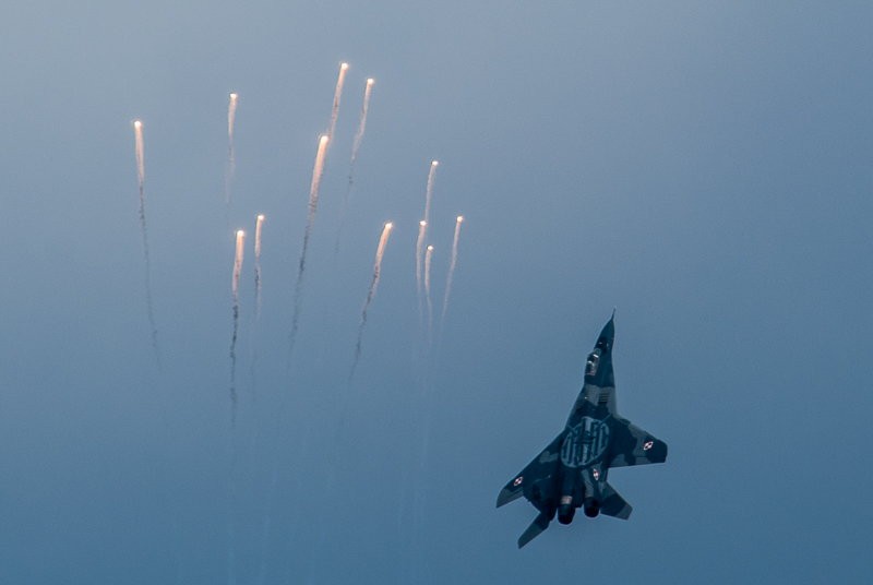 MiG29 na pokazach Air Show w Radomiu