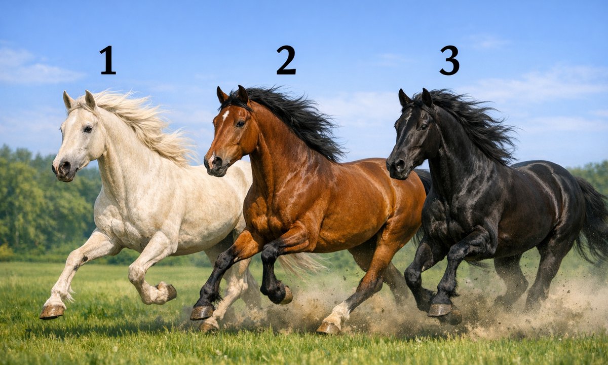 Trzy konie, trzy osobowości. Wybierz swoje zwierzę i sprawdź, co to znaczy