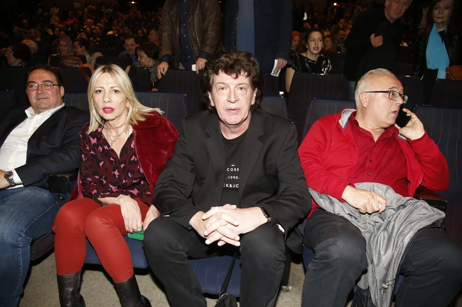 Momčilo Bajagić Bajaga sa suprugom Emilijom