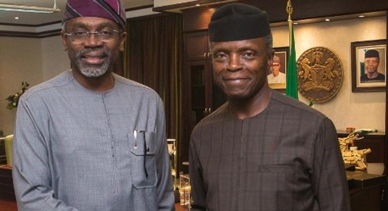 Femi Gbajabiamila Visits Osinbajo (Nairaland)