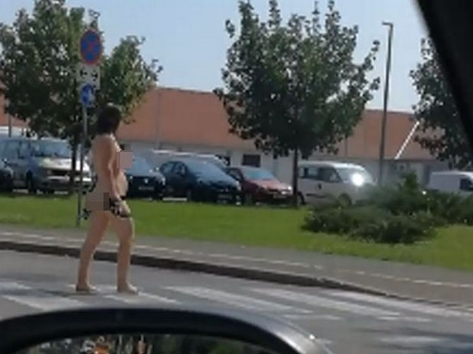Gola žena na prometnoj ulici danas je postala vest dana!