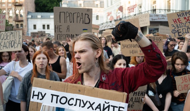 Protest u Kijevu u znak podrške Fedorovu