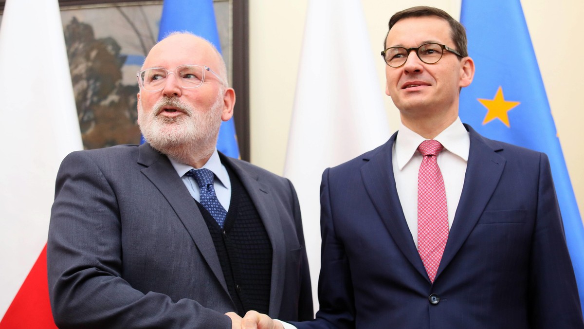 Mateusz Morawiecki, Frans Timmermans