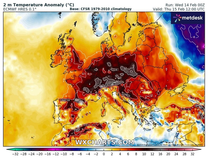 Temperatura będzie coraz wyższa i miejscami przekroczy 10 st. C