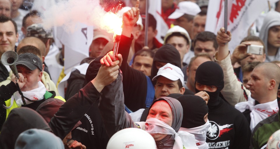 KATOWICE PROTEST GÓRNICZYCH ZWIĄZKÓW ZAWODOWYCH (manifestacja górniczych związkowców)