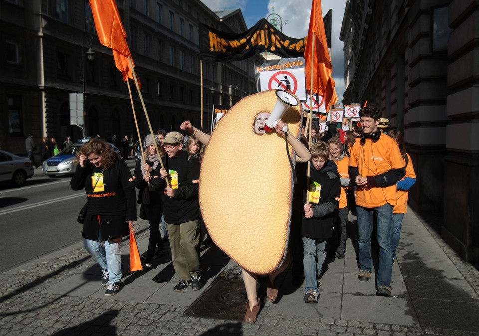 WARSZAWA STRAJK ŻYWNOŚCI HAPPENING