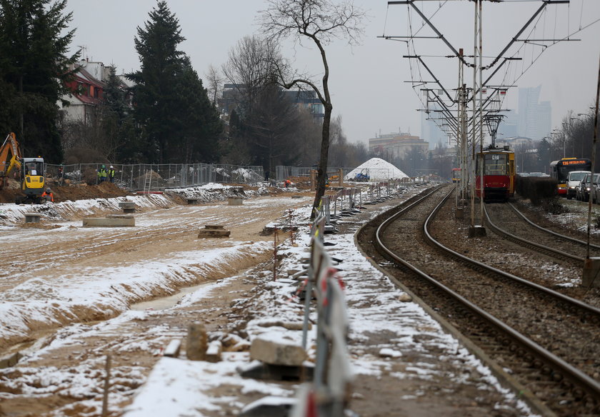 Tramwaje przestaną jeździć wzdłuż ul. Wołoskiej na początku marca