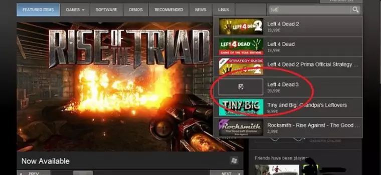 Left 4 Dead 3 zaliczyło falstart na Steamie