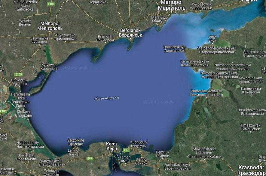 Morze Azowskie to kolejny potencjalny kierunek kontrofensywy.