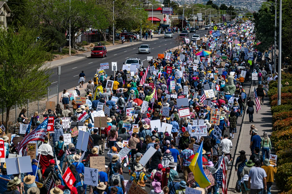 Protest Bez kraljeva u Albukerkiju 28. marta