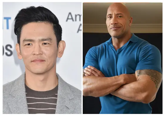 John Cho fot. Mayer/face to face/FaceToFace/REPORTER &amp; Dwayne Johnson fot.  USA TODAY Network/Sipa USA/East News