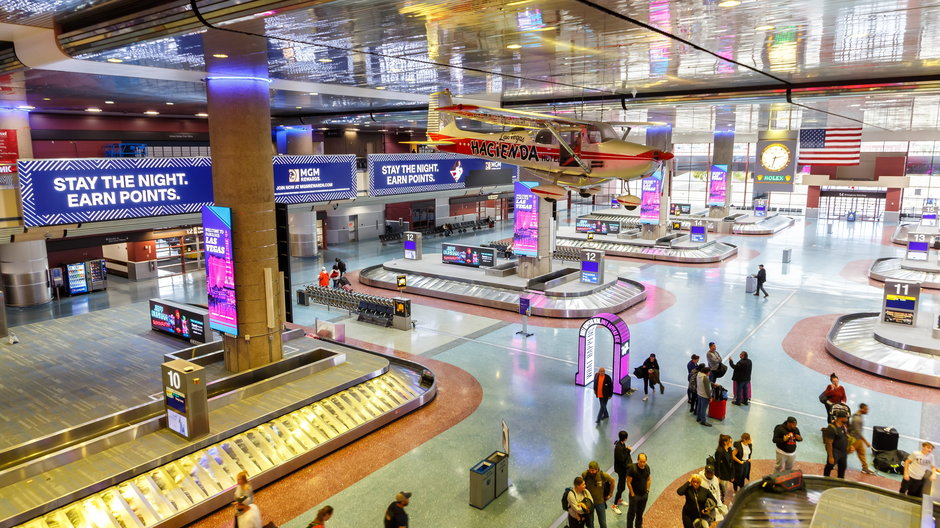 Terminal lotniska w Las Vegas (zdjęcie ilustracyjne)