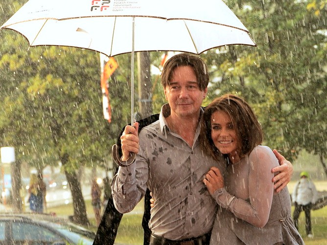 Edyta Herbuś i Mariusz Treliński