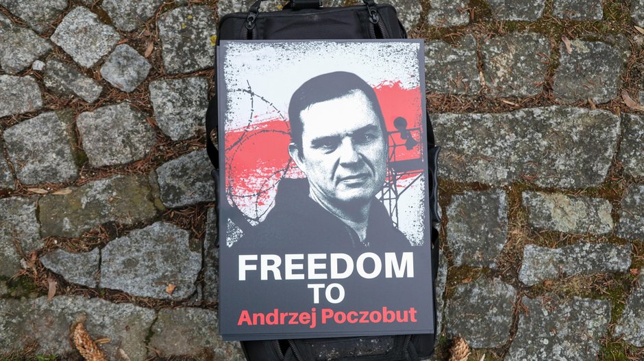 Akcja solidarnościowa z Andrzejem Poczobutem w Białymstoku