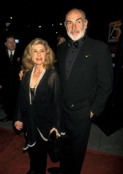 Sean Connery z żoną Micheline Roquebrune 