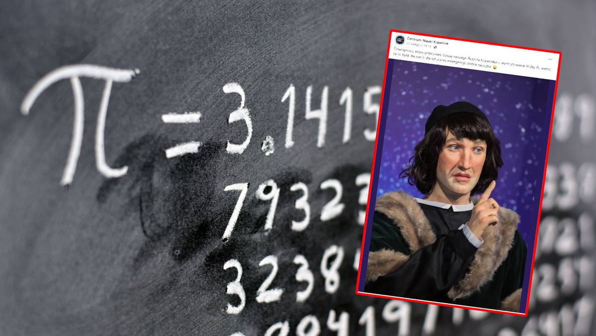 Robot Kopernik recytujący liczbę Pi