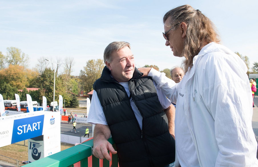 Krzysztof Świostek i Jacek Wszoła w 2014 r.