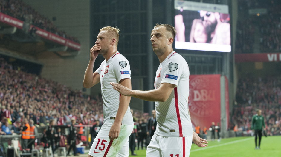 Kamil Grosicki i Kamil Glik