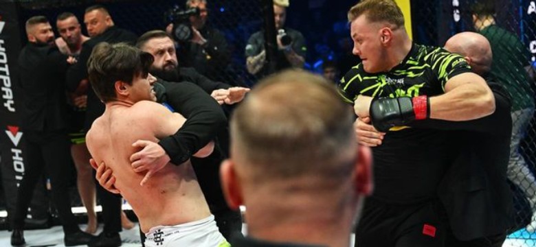 Marcoń na gali Clout MMA po sekundzie "odklepał". Za żenadę roku dostanie 500 tysięcy zł