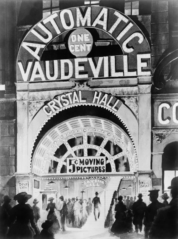Crystall Hall - Automatyczny Wodewil i kino na Manhattanie