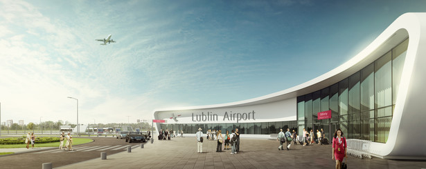 Wizualizacja portu lotniczego w Lublinie