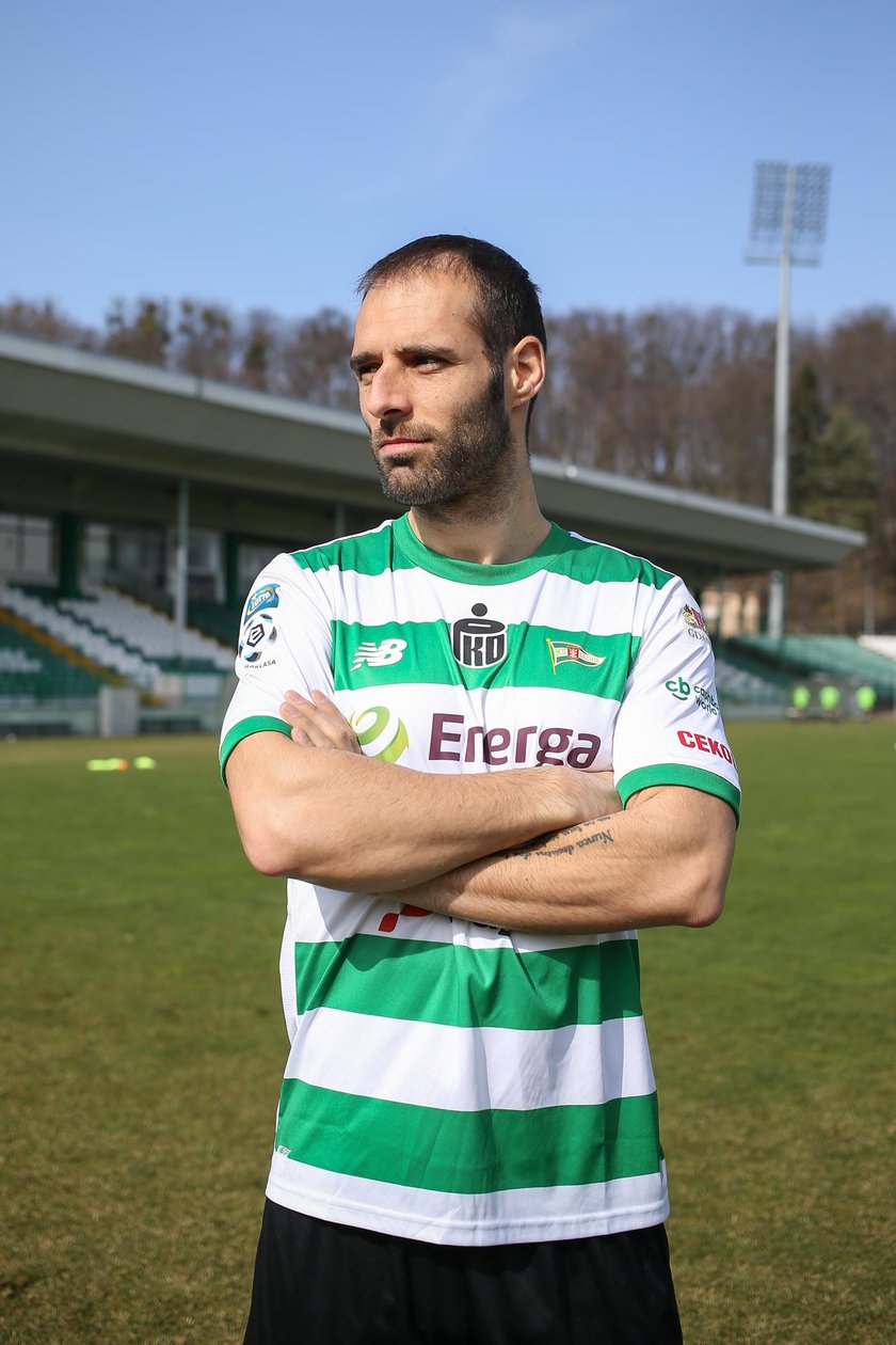 Pilka nozna. Ekstraklasa. Lechia Gdansk. Flavio Paixao. 30.03.2019