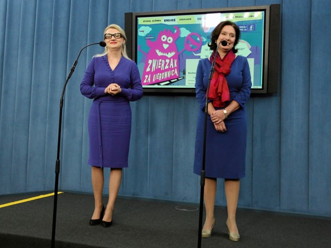 Beata Bublewicz i Małgorzata Kidawa-Błońska