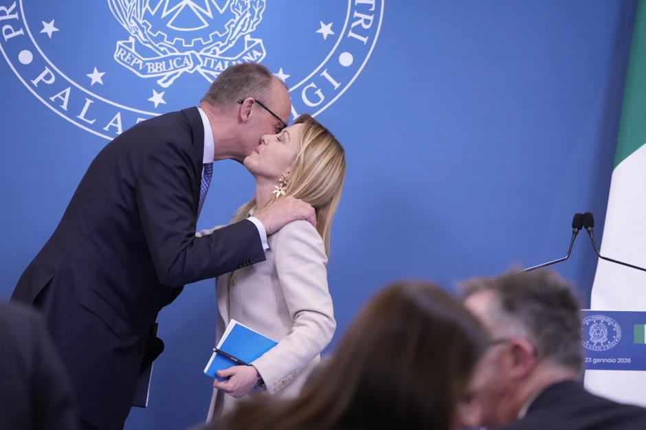 Fridrih Merc i Đorđa Meloni