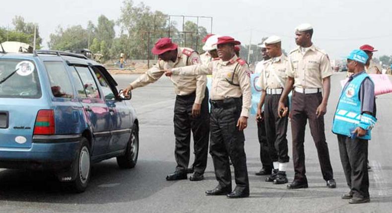 FRSC begins clampdown on vehicles with concealed number plates.