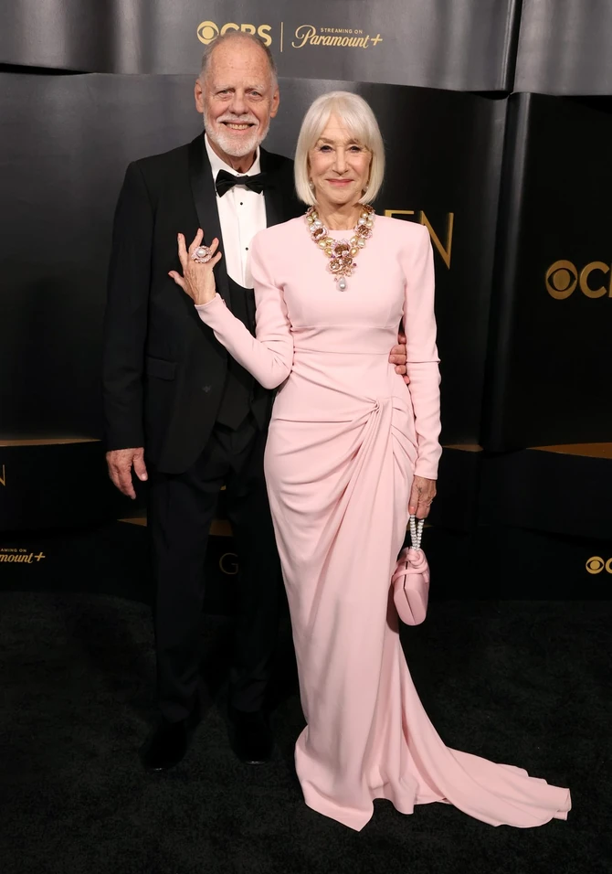 Helen Miren sa suprugom