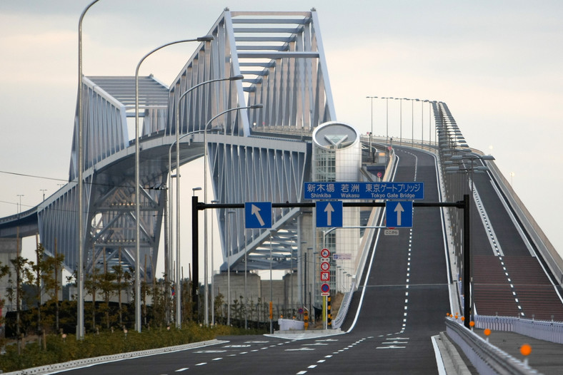 Nowy symbol Tokio - Tokyo Gate Bridge - ma 2618 metrów długości (9). Fot. Tomohiro Ohsumi/Bloomberg.