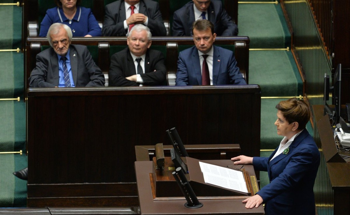 Premier Beata Szydło w Sejmie