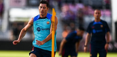 Robert Lewandowski uwielbiany w Barcelonie. Takie powitanie zgotowali mu kibice