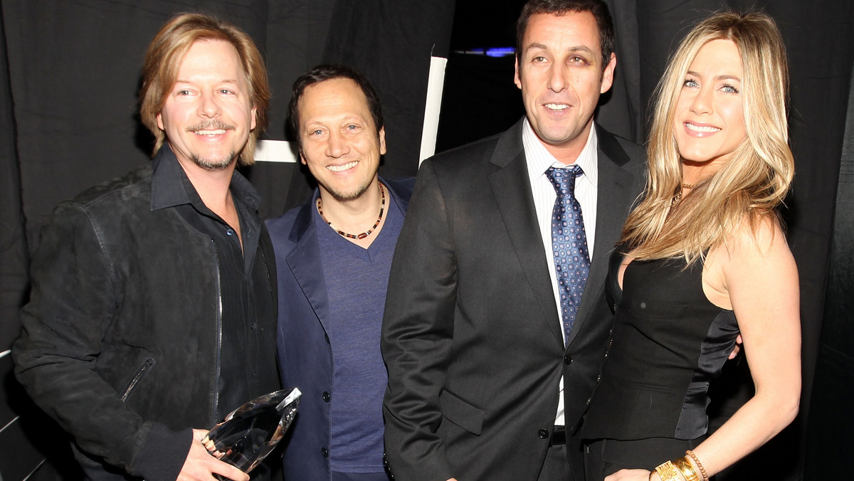 David Spade, Adam Sandler, Rob Schneider i Jennifer Aniston