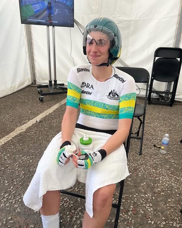 Austrálska paralympionička Paige Grecová. 