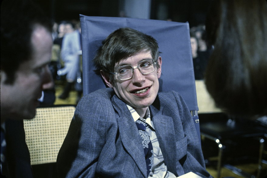 Stephen Hawking w 1979 r.
