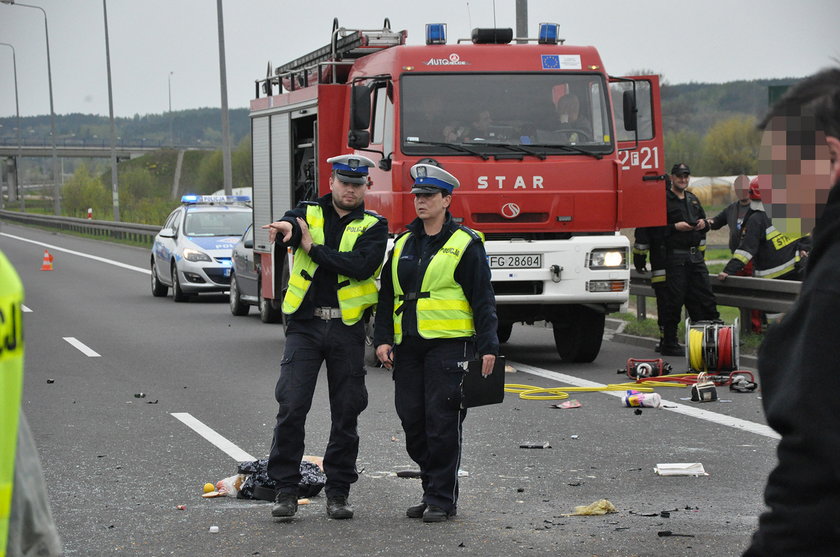 Wypadek na obwodnicy Gorzowa