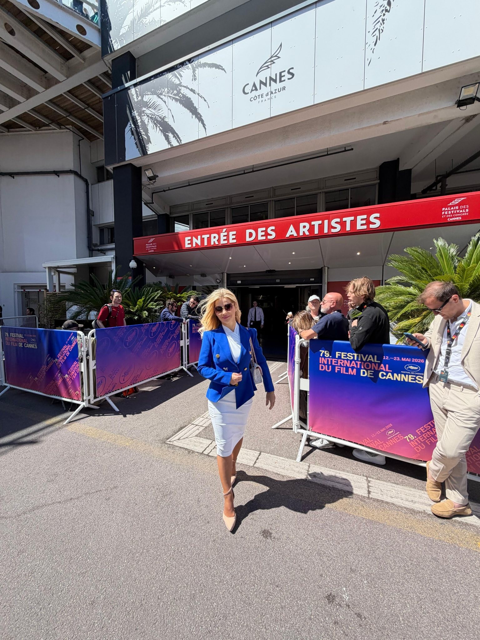 Ministerka kultúry Martina Šimkovičová v Cannes.