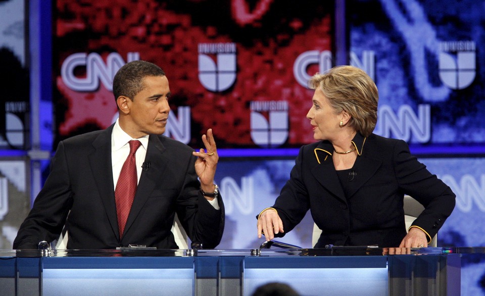 USA WYBORY PREZYDENCKIE CLINTON OBAMA DEBATA