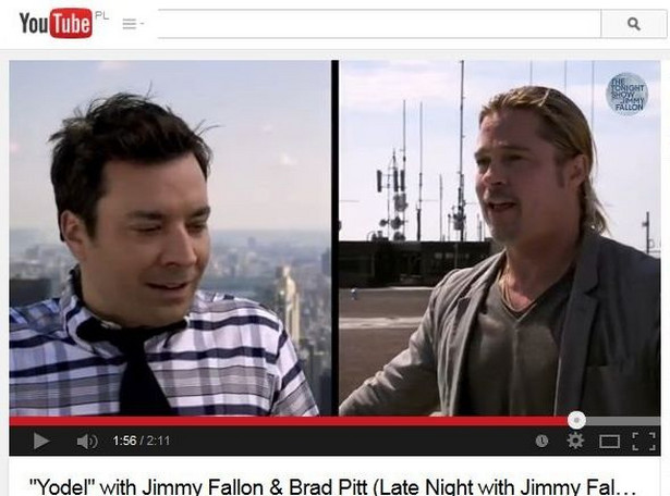 Nietypowa wymiana zdań między Bradem Pittem i Jimmym Fallonem [WIDEO]