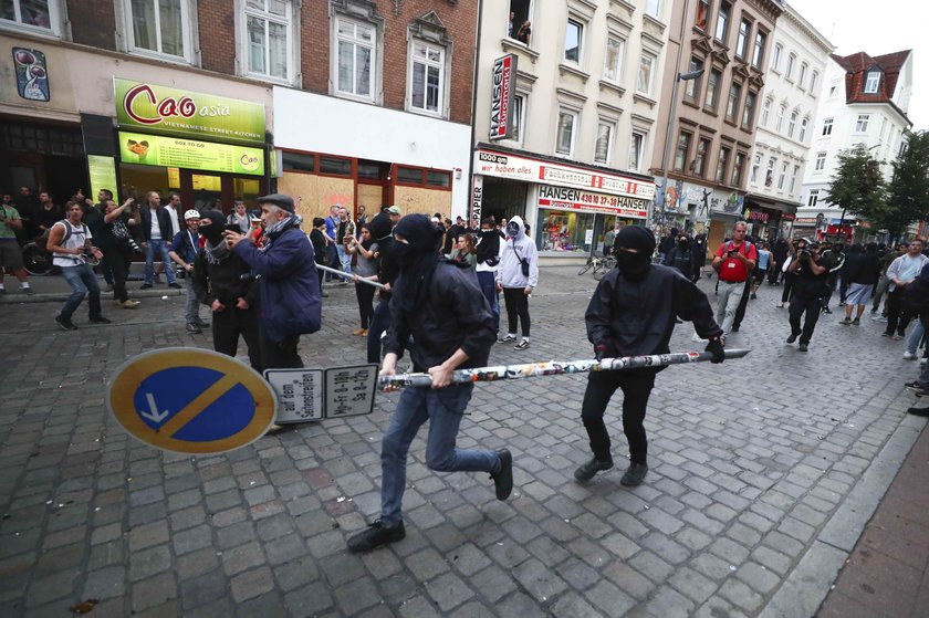 Polak skazany po zamieszkach w Hamburgu