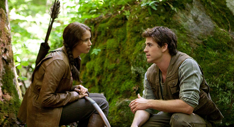 katniss and gale the hunger games