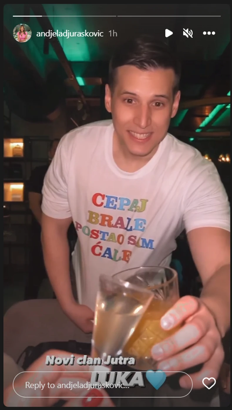 Miloš Radenković slavi rođenje prvog deteta