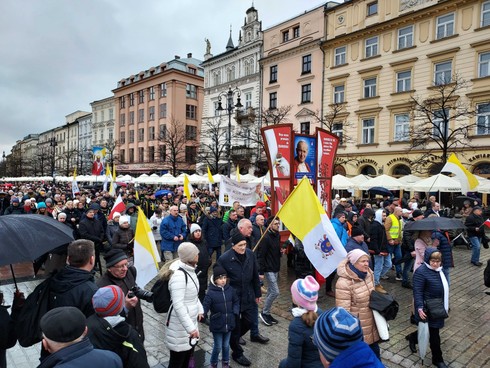 Marsz dotarł na rynek w Krakowie