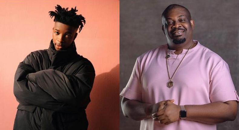 Mavin Recods signee Magixx and Don Jazzy