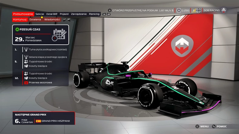 F1 2021 - screenshot z wersji PC