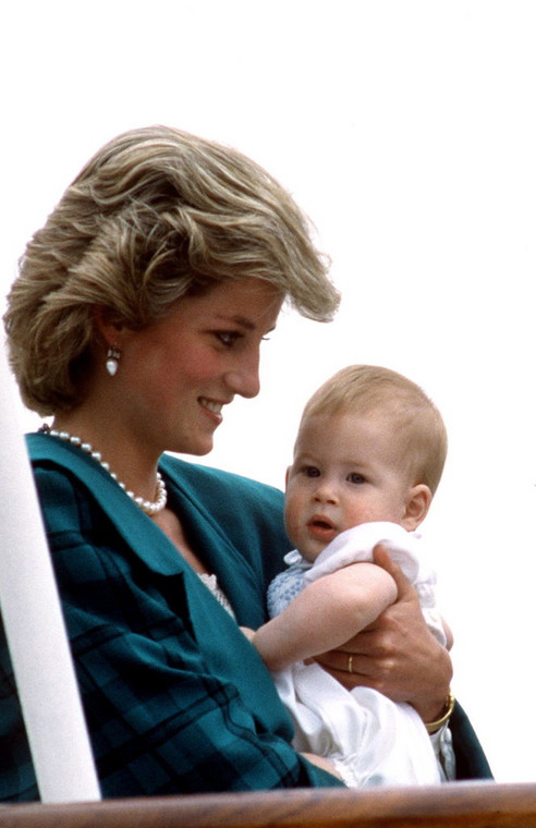 Księżna Diana i książę Harry
