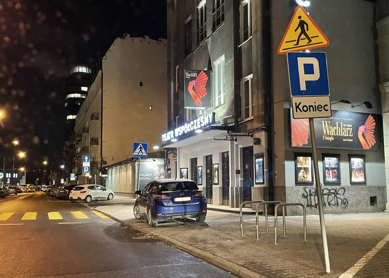 Nieprawidłowe parkowanie w Warszawie