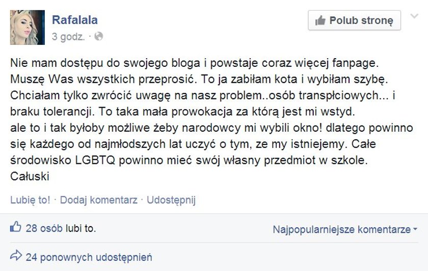 Wrobili Rafalalę w morderstwo