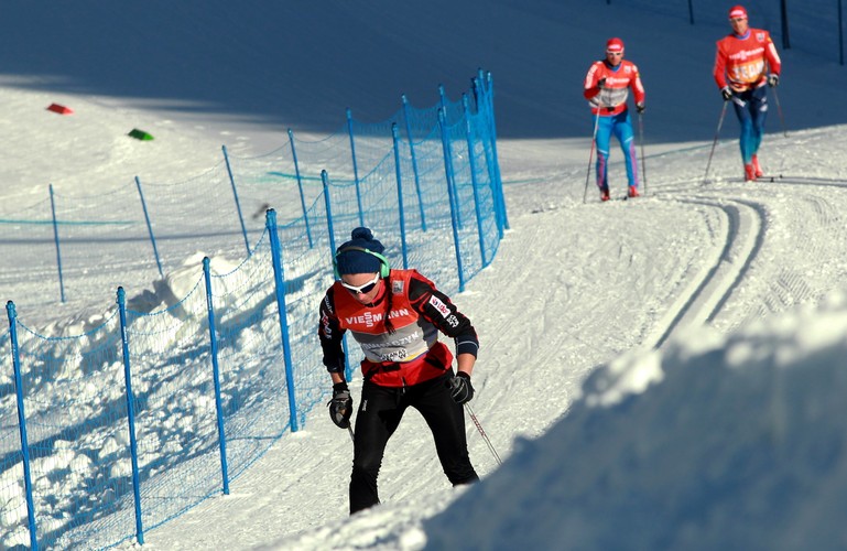 Justyna Kowalczyk podczas treningu we włoskim Val di Fiemme